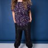 Μπλούζα oversized με λεοπάρ print