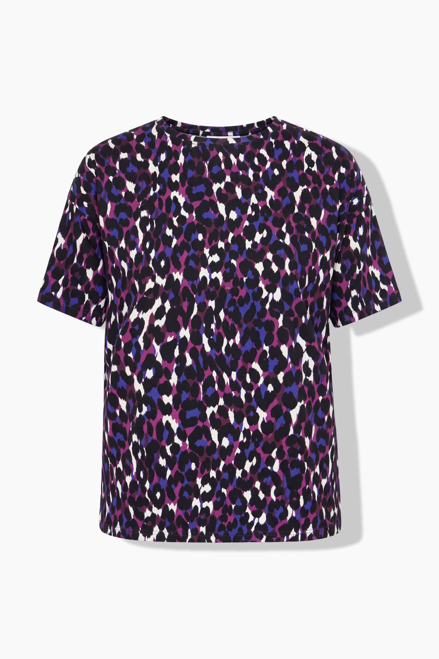Μπλούζα oversized με λεοπάρ print