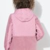 Μπουφάν με άνετη εφαρμογή fleece και καπιτονέ