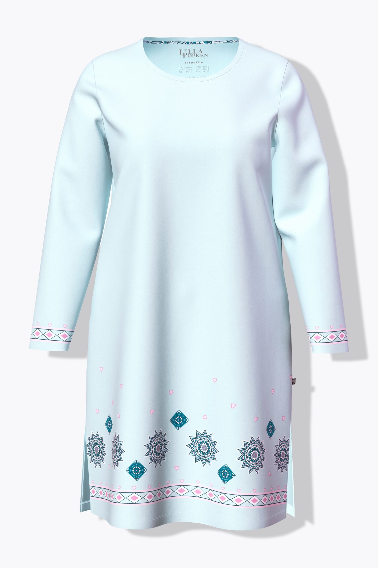 Νυχτικά oversized με mandala print σε συσκευασία 2 τεμαχίων