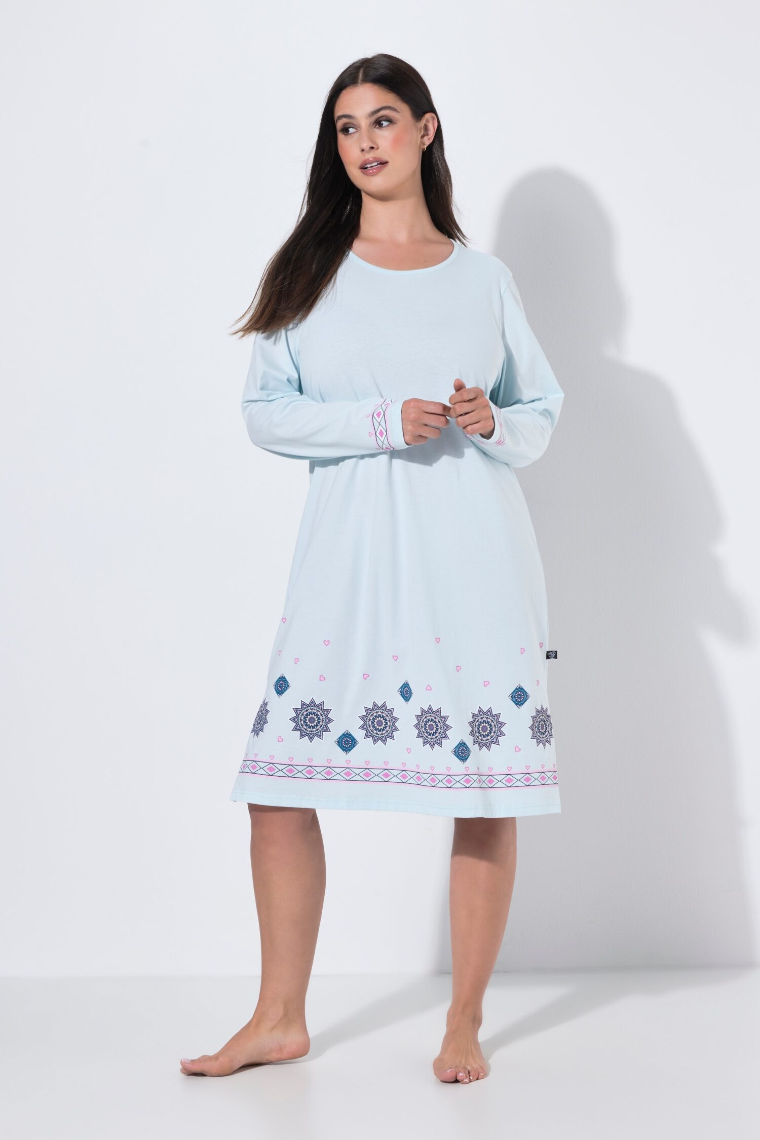 Νυχτικά oversized με mandala print σε συσκευασία 2 τεμαχίων