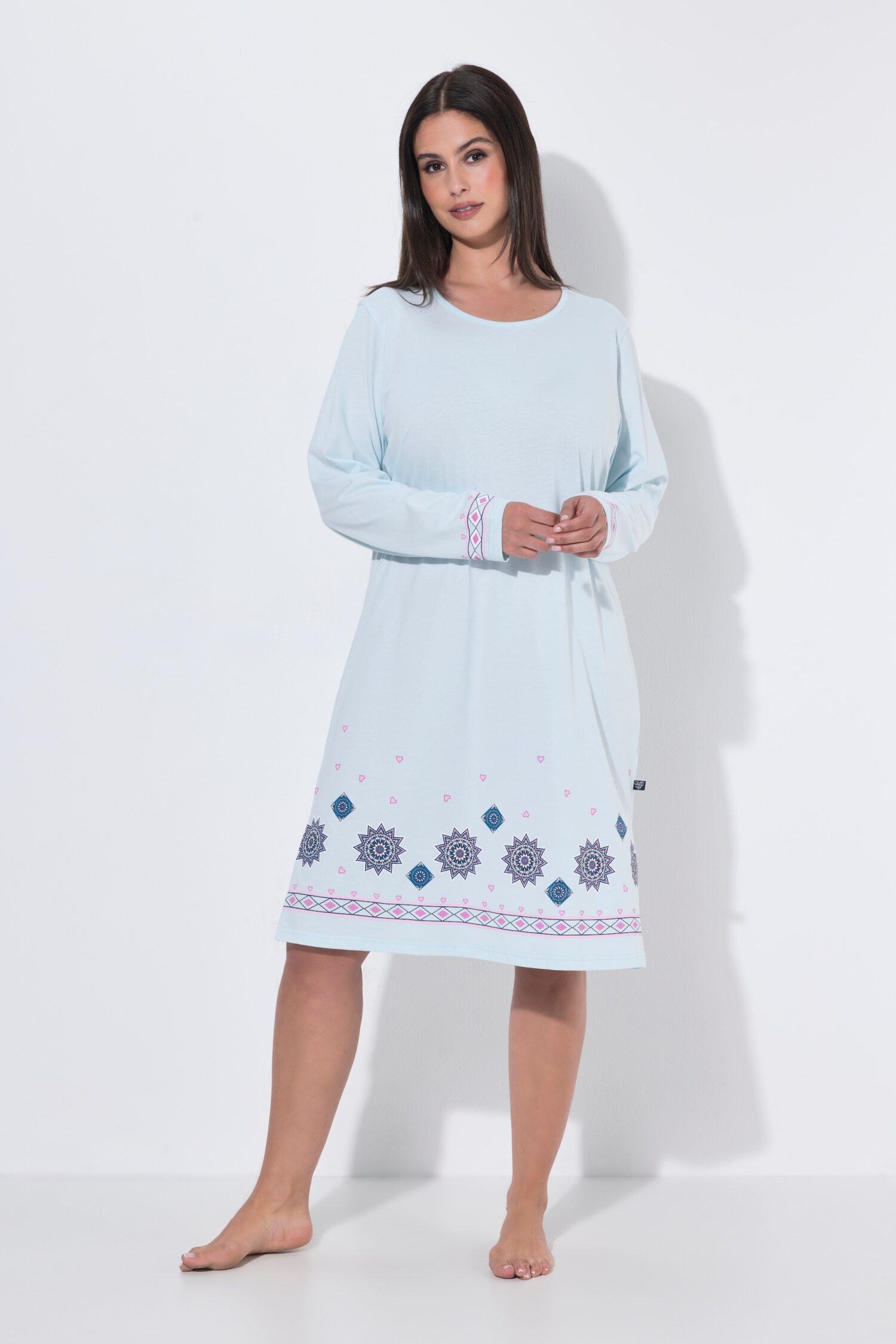 Νυχτικά oversized με mandala print σε συσκευασία 2 τεμαχίων