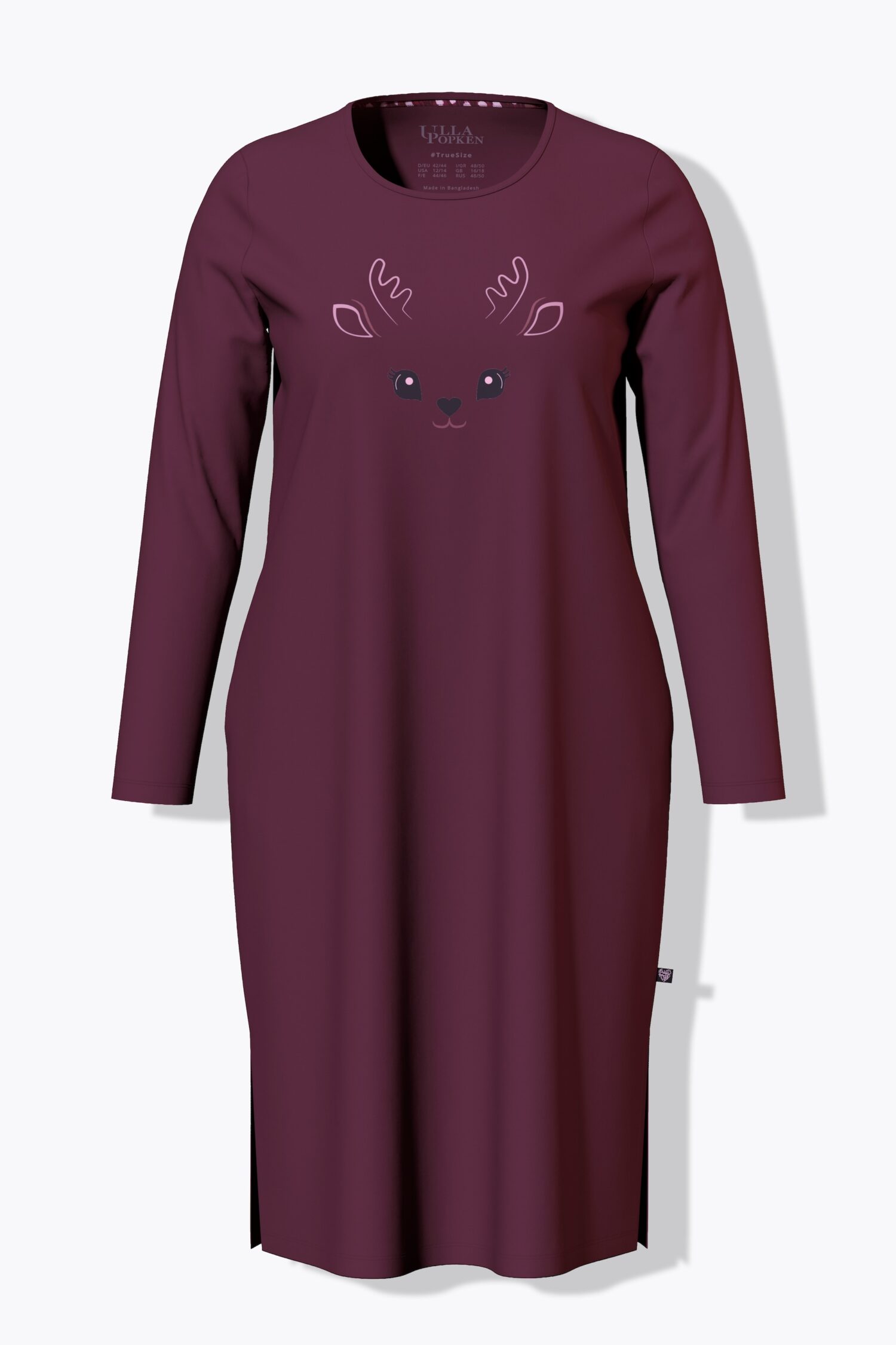 Νυχτικά σε συσκευασία 2 τεμαχίων, oversized, τύπωμα/print