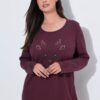 Νυχτικά σε συσκευασία 2 τεμαχίων, oversized, τύπωμα/print