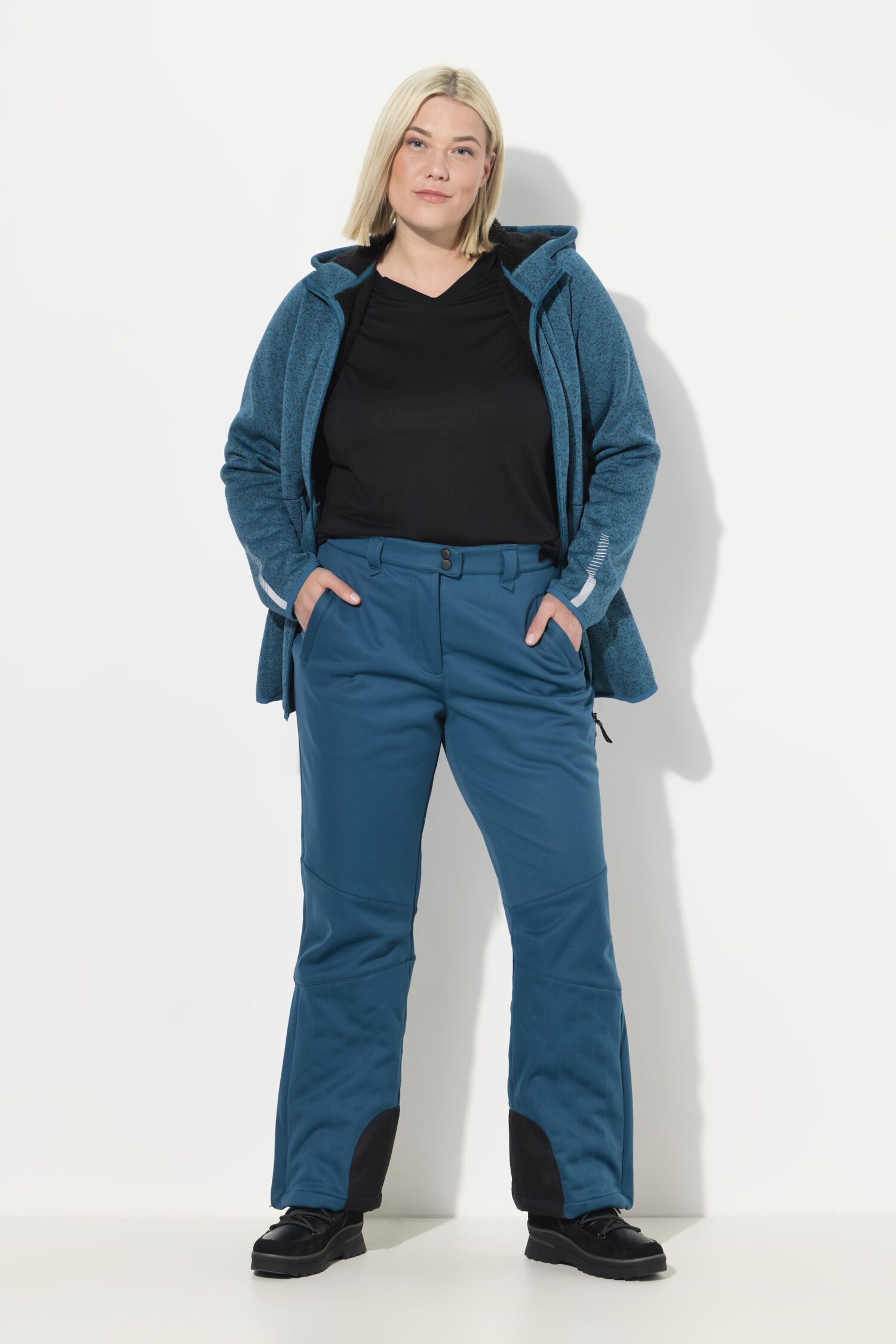 Παντελόνι softshell με μερικώς ελαστική μέση κι αδιάβροχα φερμουάρ