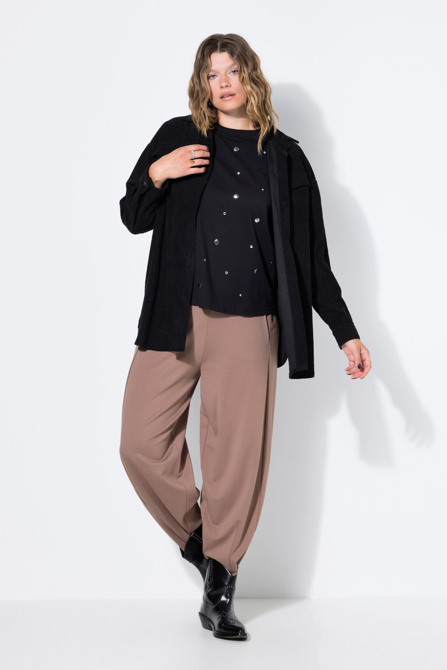 Πουκάμισο oversized, κοτλέ με τσέπες στο στήθος