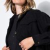Πουκάμισο oversized, κοτλέ με τσέπες στο στήθος