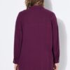 Πουκάμισο oversized με μακριά μανίκια και πλαϊνά σκισίματα