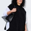 Πουλόβερ oversized με mini παγιέτες