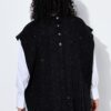 Πουλόβερ oversized με mini παγιέτες