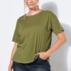T-shirt basic με χαλαρή εφαρμογή και στρογγυλή λαιμόκοψη