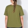 T-shirt basic με χαλαρή εφαρμογή και στρογγυλή λαιμόκοψη