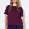 T-shirt basic με χαλαρή εφαρμογή και στρογγυλή λαιμόκοψη