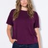 T-shirt basic με χαλαρή εφαρμογή και στρογγυλή λαιμόκοψη