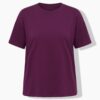 T-shirt basic με χαλαρή εφαρμογή και στρογγυλή λαιμόκοψη