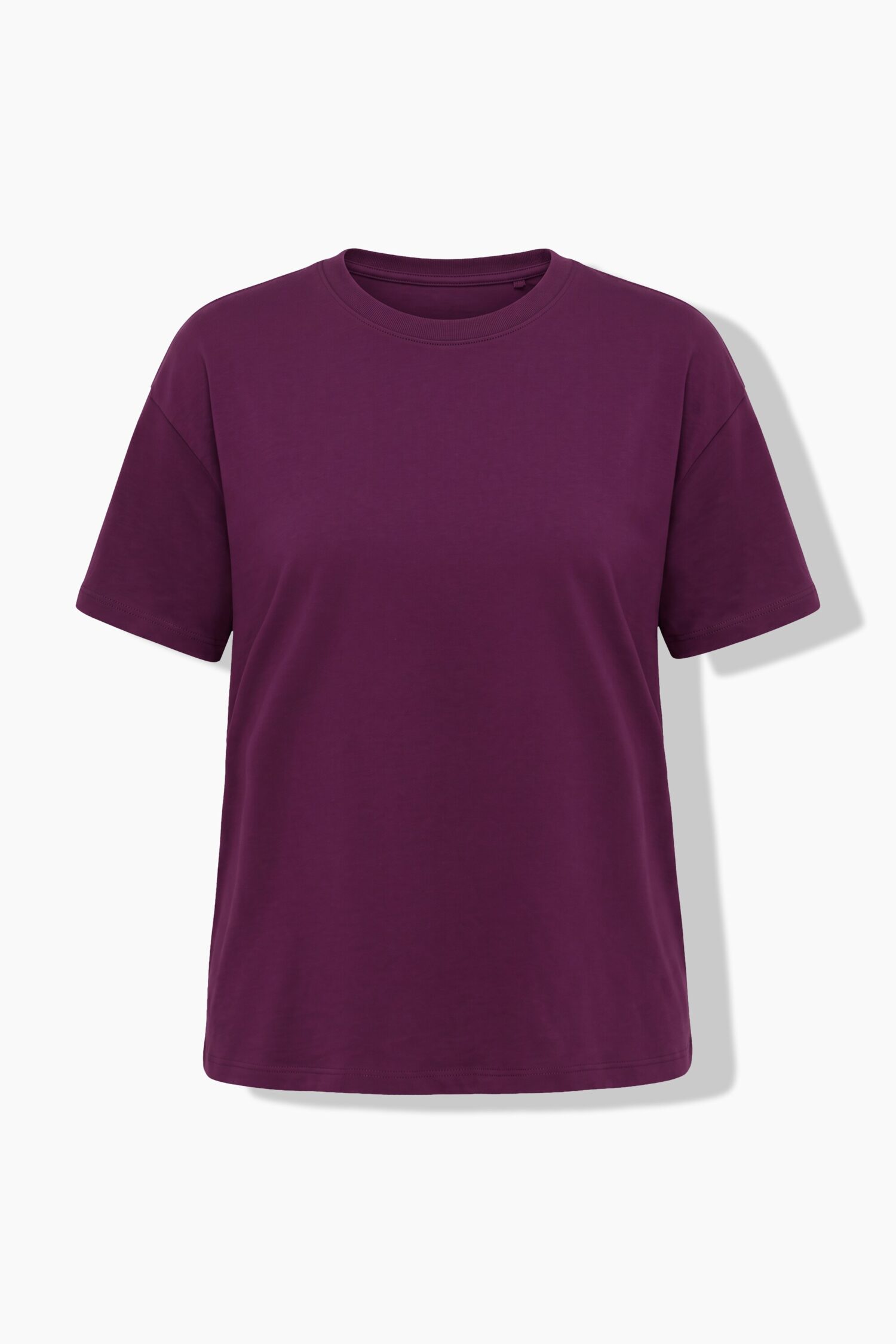 T-shirt basic με χαλαρή εφαρμογή και στρογγυλή λαιμόκοψη