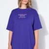 T-shirt oversized με τύπωμα "NOSTALGIA"