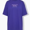 T-shirt oversized με τύπωμα "NOSTALGIA"