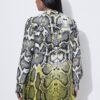Τουνίκ με κλασική εφαρμογή, snake print και πλαϊνά σκισίματα