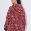 Ζακέτα loungewear με σχέδιο και κουκούλα με κορδόνια