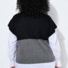 Ζακέτα πλεκτή κοντομάνικη oversized